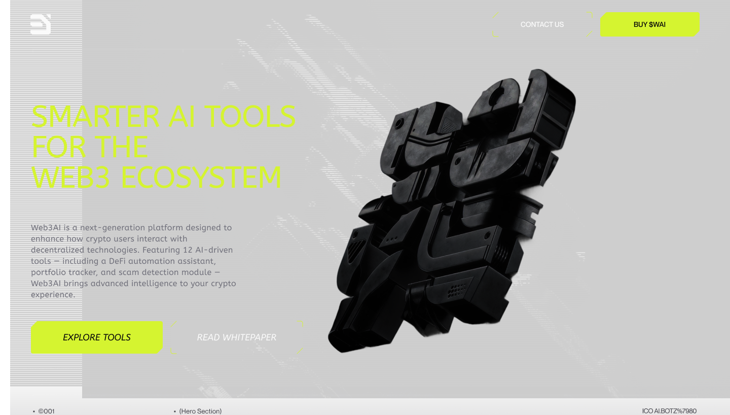 Web3AI Hero Section